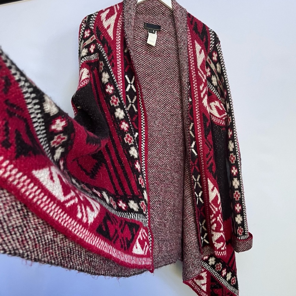 I Jeans by Buffalo Open Front Knit Cardigan L